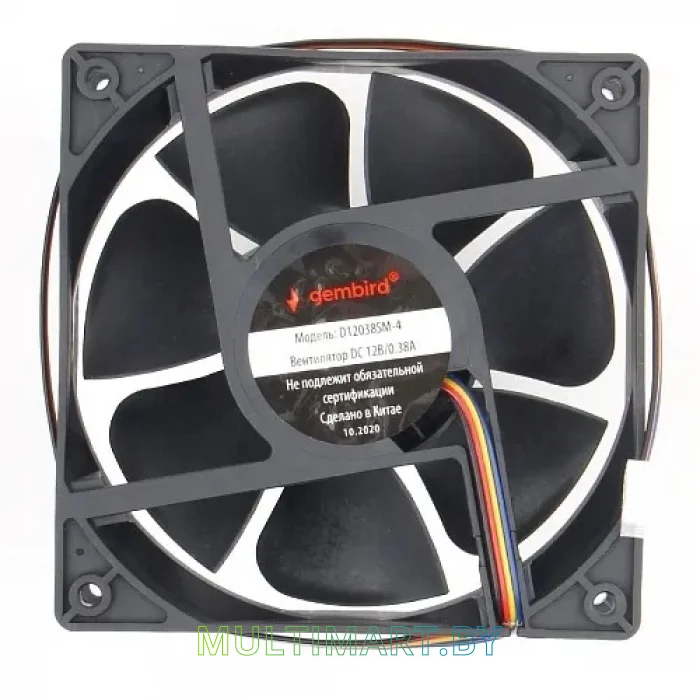 Вентилятор для корпуса Gembird D12038SM-4